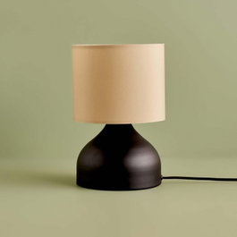 Opviq Lámpara de mesa AYD-3436 Visón y Negro
